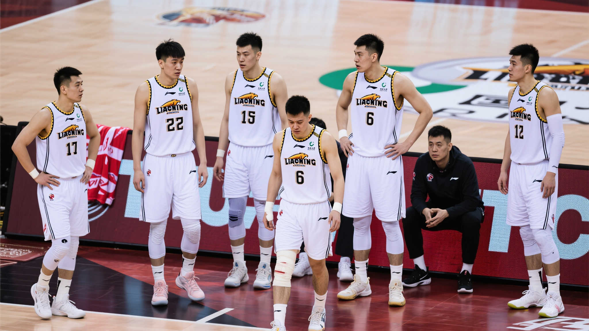在上半场的
